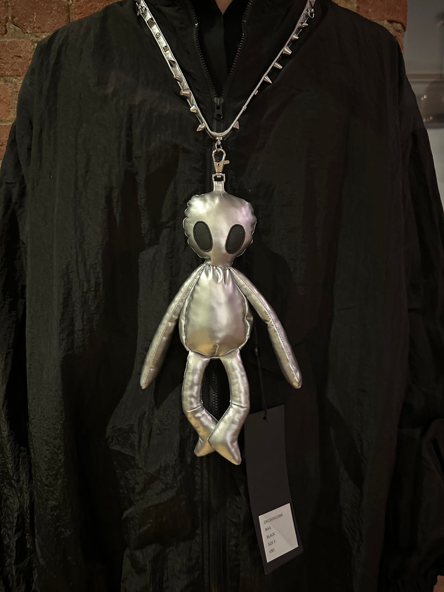 OVER RANGE Silver Alien Mini Bag