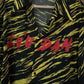 LU'U DAN  Black & Yellow Psychedelic Tiger Shirt