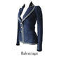 Balenciaga AW2007/8 Runway Navy Wool Tailored Women's Blazer Jacket