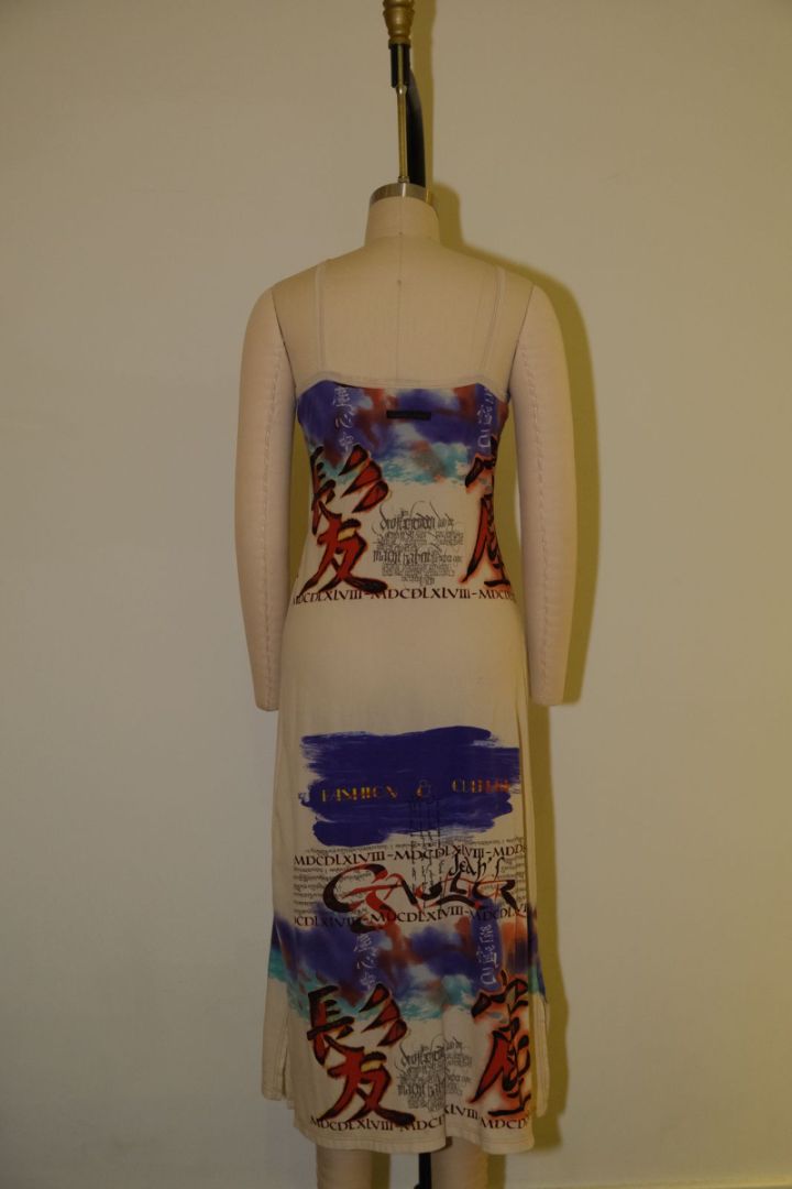 Jean Paul Gaultier Y2K Gothic Maxi Dress