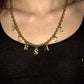 Versace Iconic Y2K Diamond Gold Chain Necklace