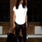 Maison Margiela White Padded Circular Top