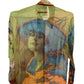 Jean Paul Gaultier Portrait Print Pink and Green Shirt