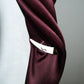 PE99Y YAN9 Sky Blue and Grey Suede Wine Silk Coat Jacket