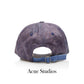 Acne Studios Tie Dye-Detail Grey Baseball Cap