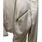 Haider Ackermann White Satin Asymetrical Tailored Jacket