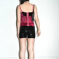 Junya Watanabe Comme Des Garcons Black Shiny Sequins Jersey Shorts