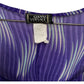 Gianni Versace Y2K Iconic Purple Silk Top