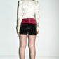 Junya Watanabe Comme Des Garcons Black Shiny Sequins Jersey Shorts