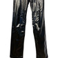 Ottolinger Black Shiny Surface Punk Drape Trousers