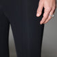 Helmut Lang Black Jersey Flare Trousers