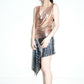 PE99Y YAN9 Metallic Bronze Silk Draping Jersey Tank Top