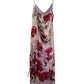 Blumarine Spring Summer 1997 Y2K Runway Rose Dress Double Layered Set