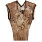 Jean Paul Gaultier Vintage Ballerina Print Mesh Tank Top Dress