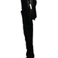 Vivienne Westwood Runway Black Drape Asymmetrical Maxi Dress