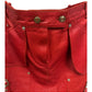 Christian Dior by John Galliano Y2K Punk Red Leather Bandage Skirt