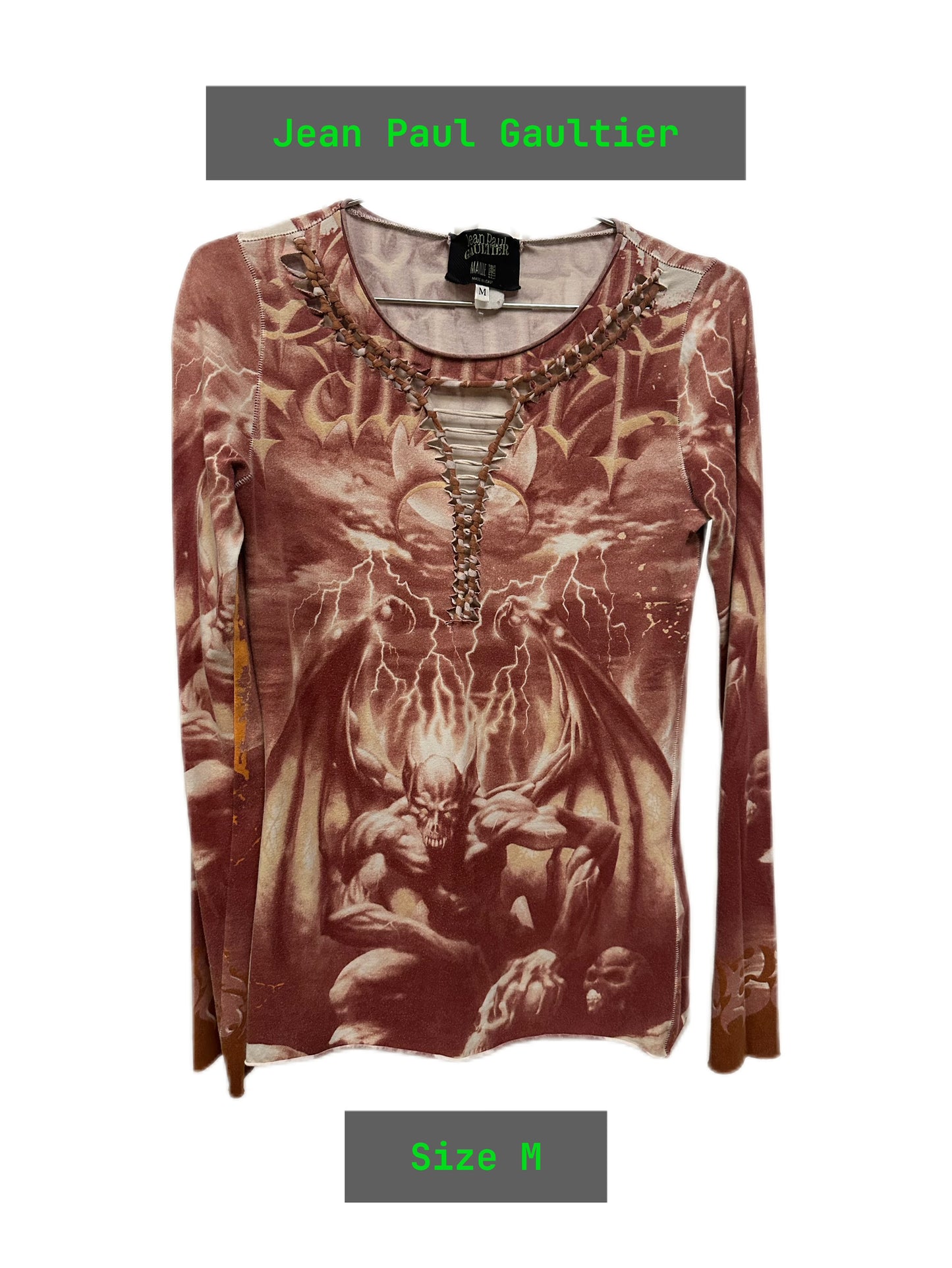 Jean Paul Gaultier Satan Gothic T-shirt