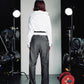 OVER RANGE Grey Tailored Wide Trousers