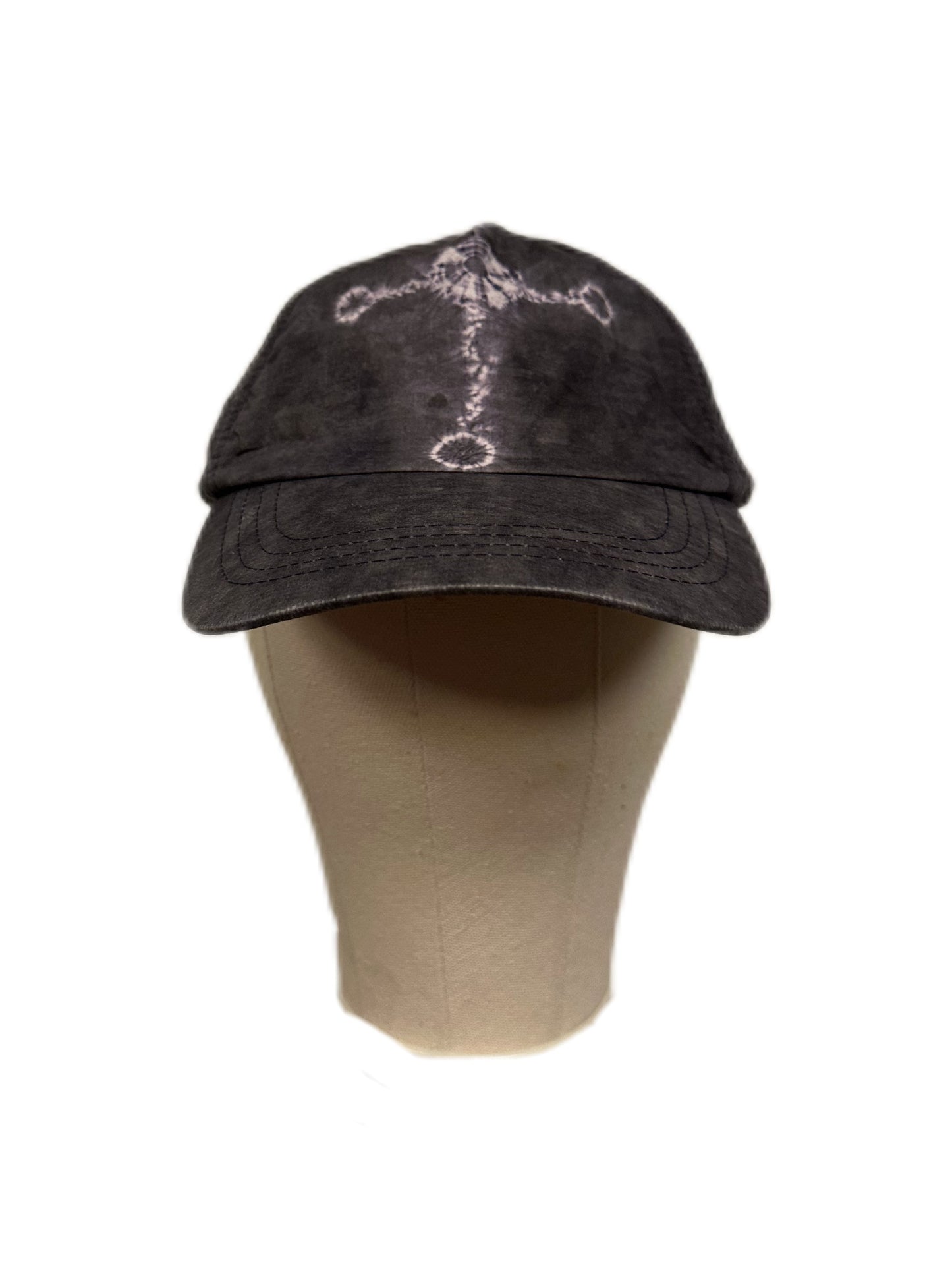 Acne Studios Tie Dye-Detail Grey Baseball Cap