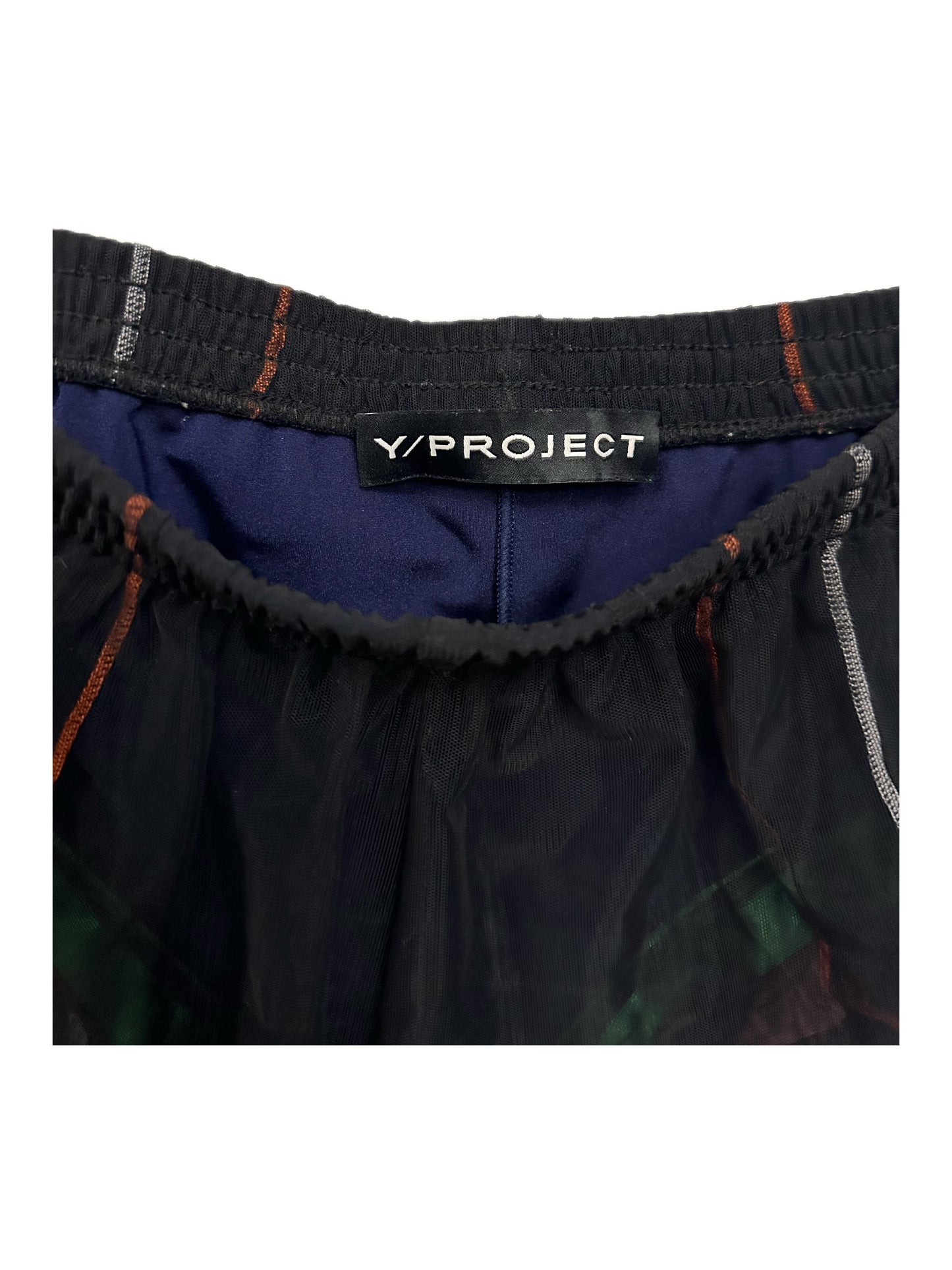 Y/Project Multi Layers Organza Silk Shorts