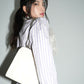 Jean Paul Gaultier Vintage 90s White Crocdile Print Square Purse