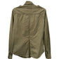 Jean Paul Gaultier FEMME Olive Green Millitary Shirt