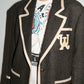 UOOYAA Collegiate Contrast Trim Blazer