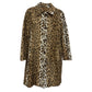 Moschino Leopard Print Short Fur Coat