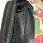 Gucci By Tom ford Y2K Black Lambskin Leather and Fur Jacket