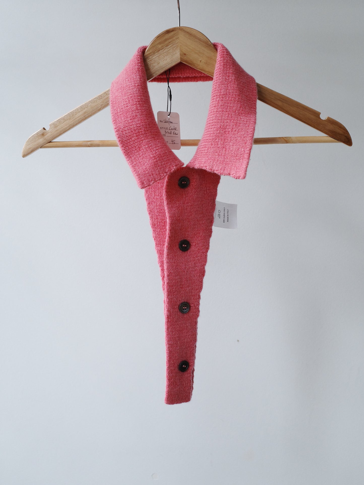 Stefan Cooke Pink Knitted Collar