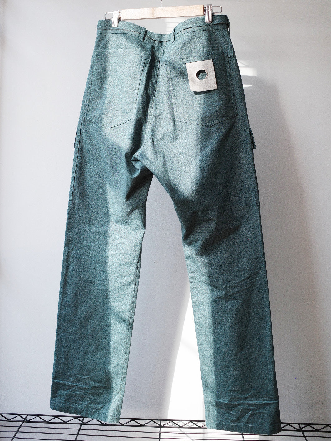 Craig Green Teal Cargo Trousers