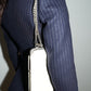 Jean Paul Gaultier Vintage 90s White Crocdile Print Square Purse