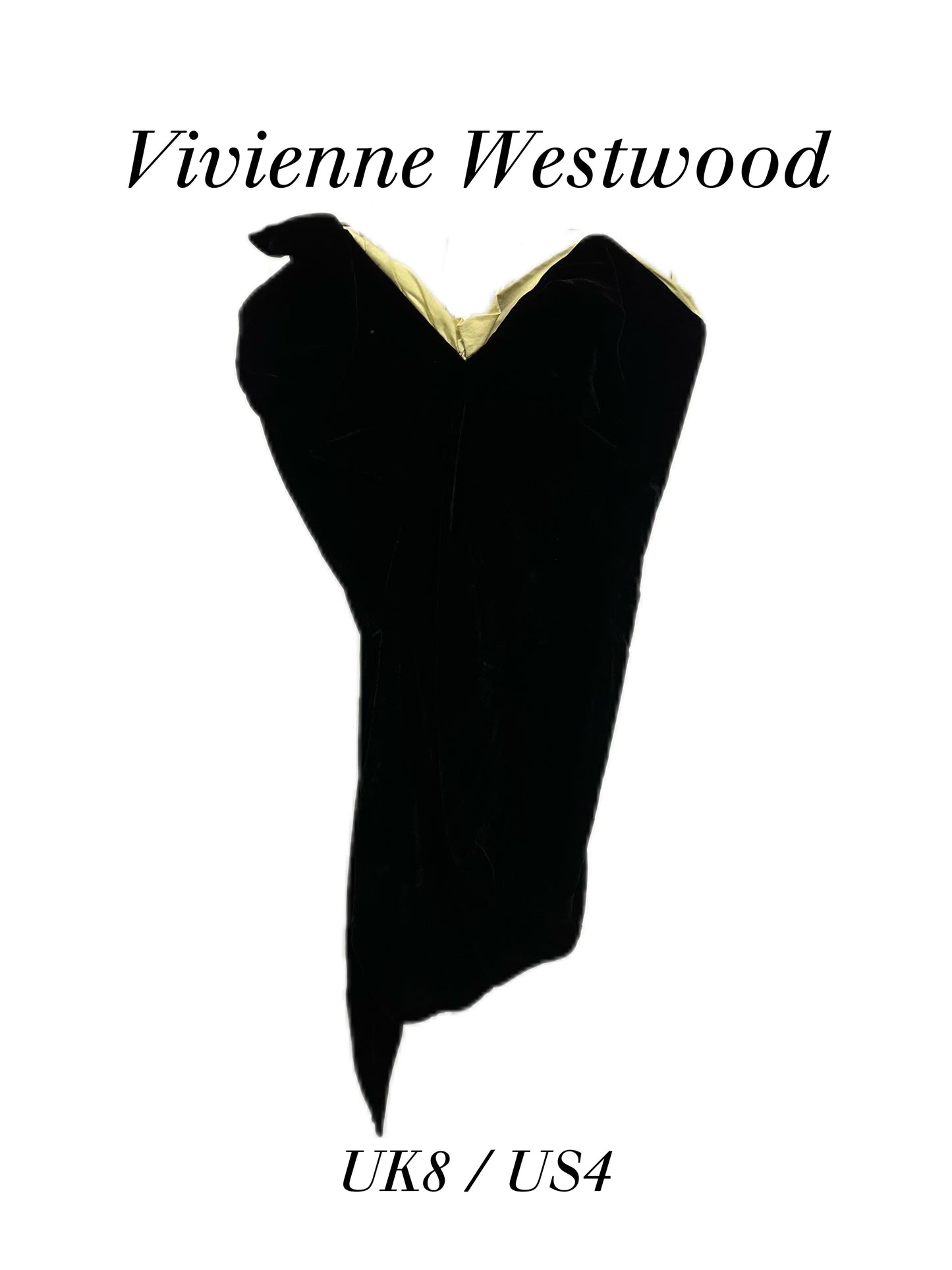 Vivienne Westwood Black Velvet Museum Archive Corset