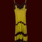 Jean Paul Gaultier Soleil Yellow Victorian Gothic Styled Laced Y2K Dress