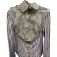 Vivienne Westwood Elegant Vintage 90s Purple Stripes Blouse