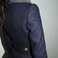 Balenciaga AW2007/8 Runway Navy Wool Tailored Women's Blazer Jacket