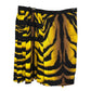 Versace 2004 Runway Tiger Print Pleated Skirt