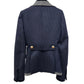 Balenciaga AW2007/8 Runway Navy Wool Tailored Women's Blazer Jacket