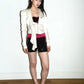 Junya Watanabe Comme Des Garcons Black Shiny Sequins Jersey Shorts