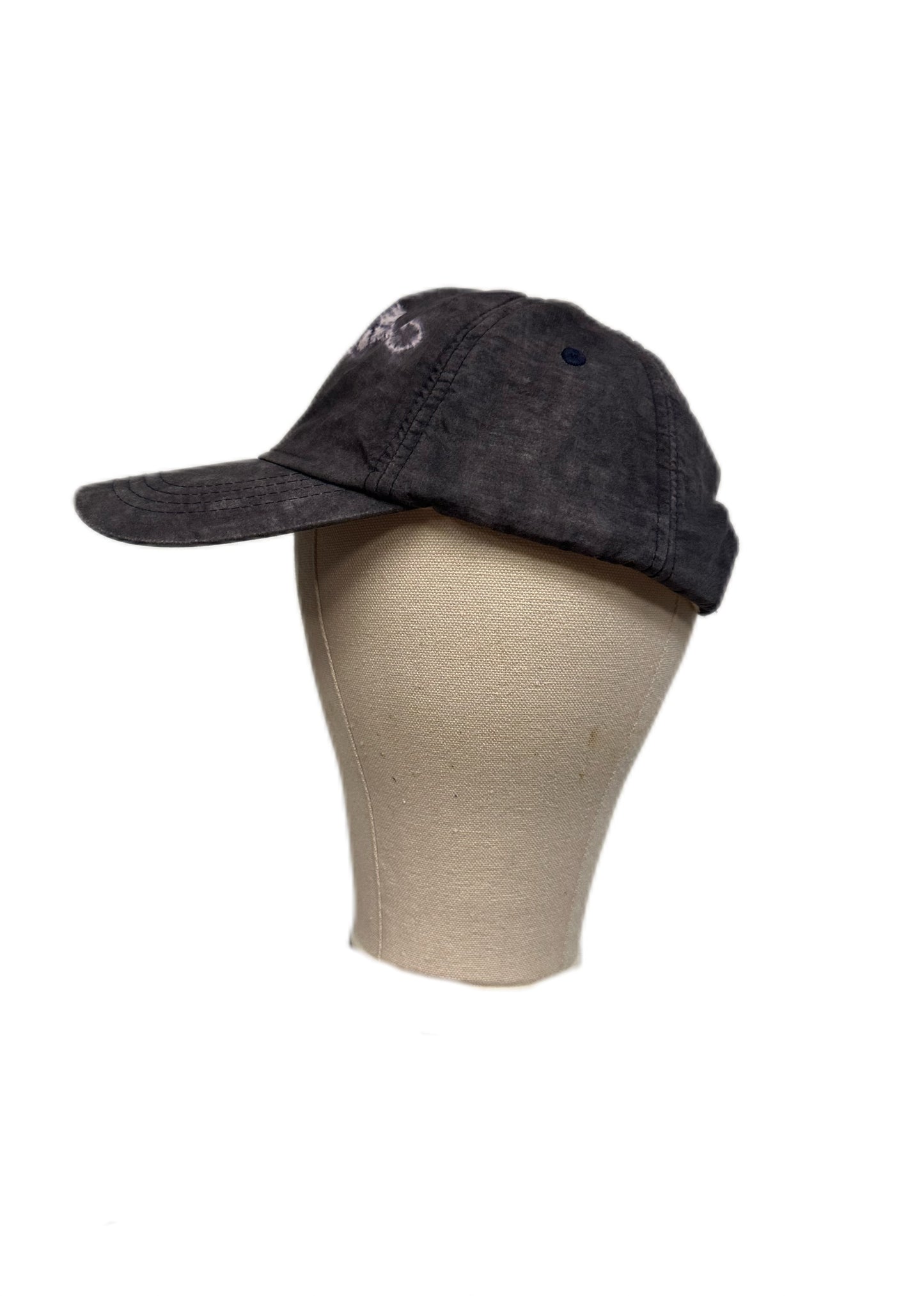 Acne Studios Tie Dye-Detail Grey Baseball Cap