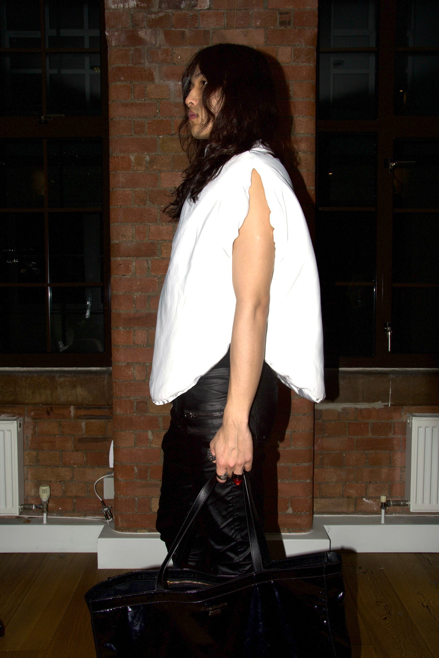 Maison Margiela White Padded Circular Top