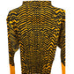 Issey Miyaka  Pleats Please 90s Vintage Tiger Print Long Sleeve Top