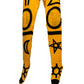 Charles Jeffrey Loverboy Knitted Symbol Yellow and Black Leggings