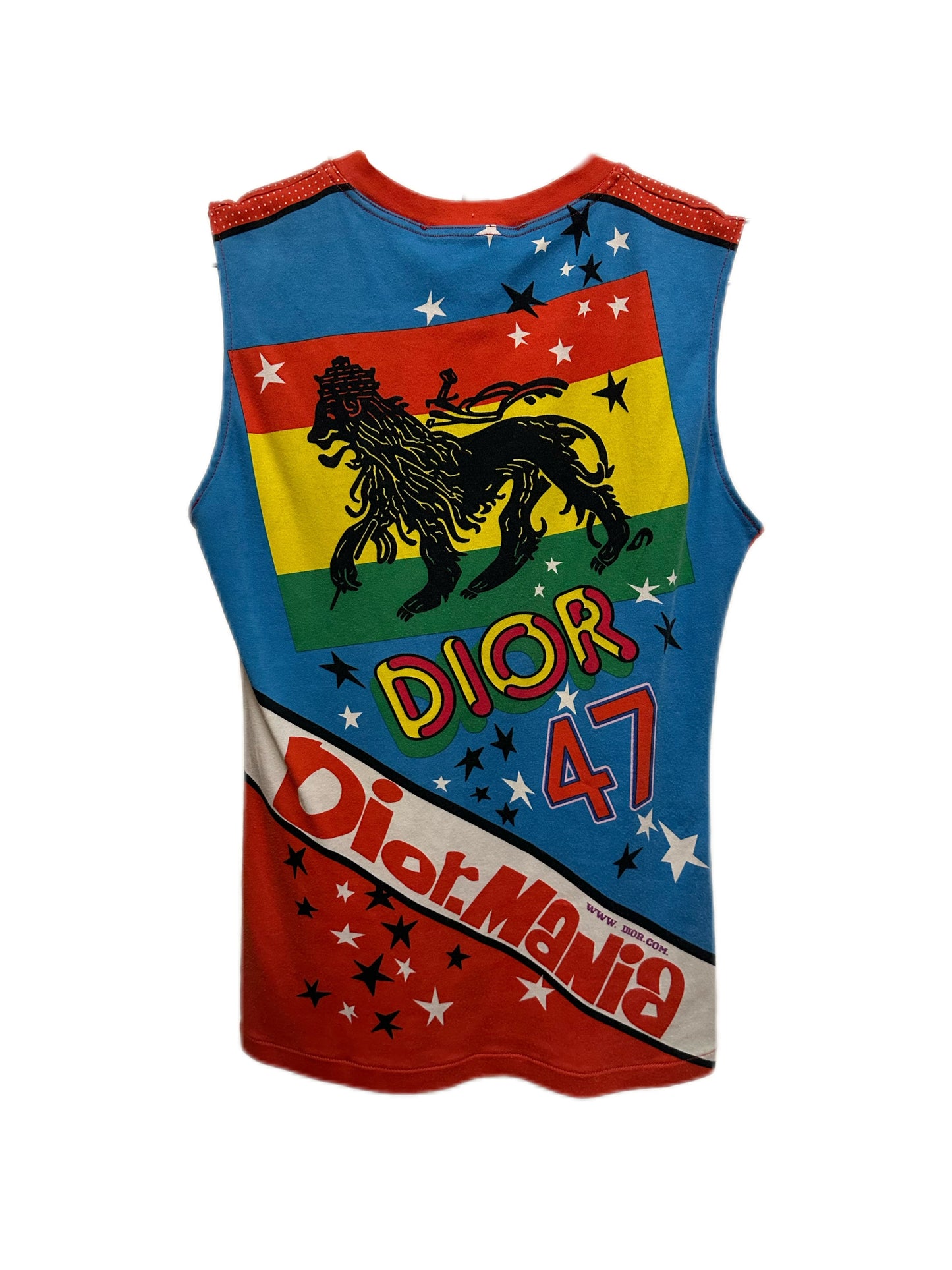 Christian Dior by John Galliano Y2K Bob Marley Print Tank Top