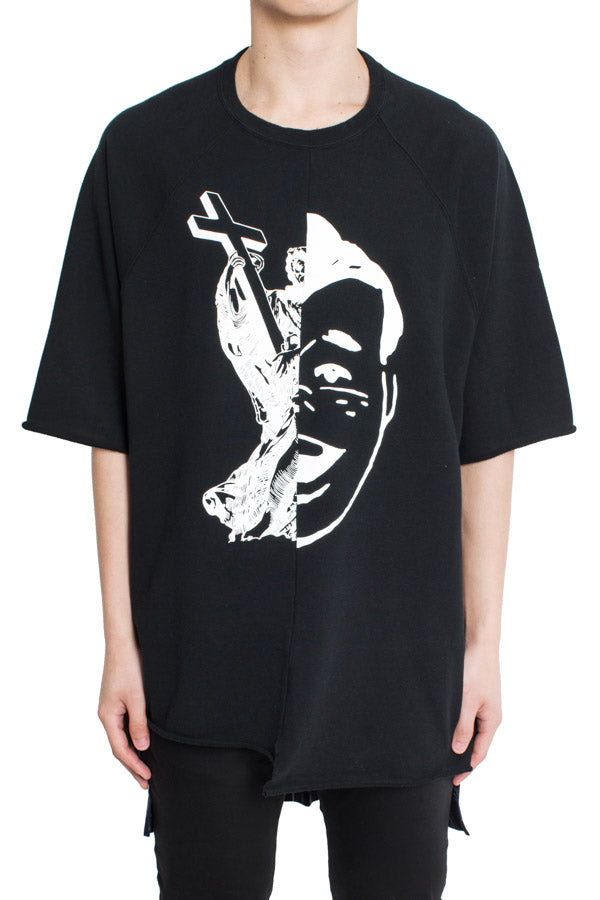 UNDERCOVER GOD / BOY BIG SWEAT BLACK T-SHIRT