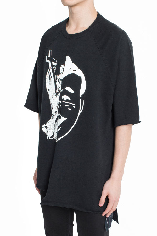 UNDERCOVER GOD / BOY BIG SWEAT BLACK T-SHIRT