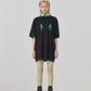 OVER RANGE Green Alien Rope FIgure Black T-shirt