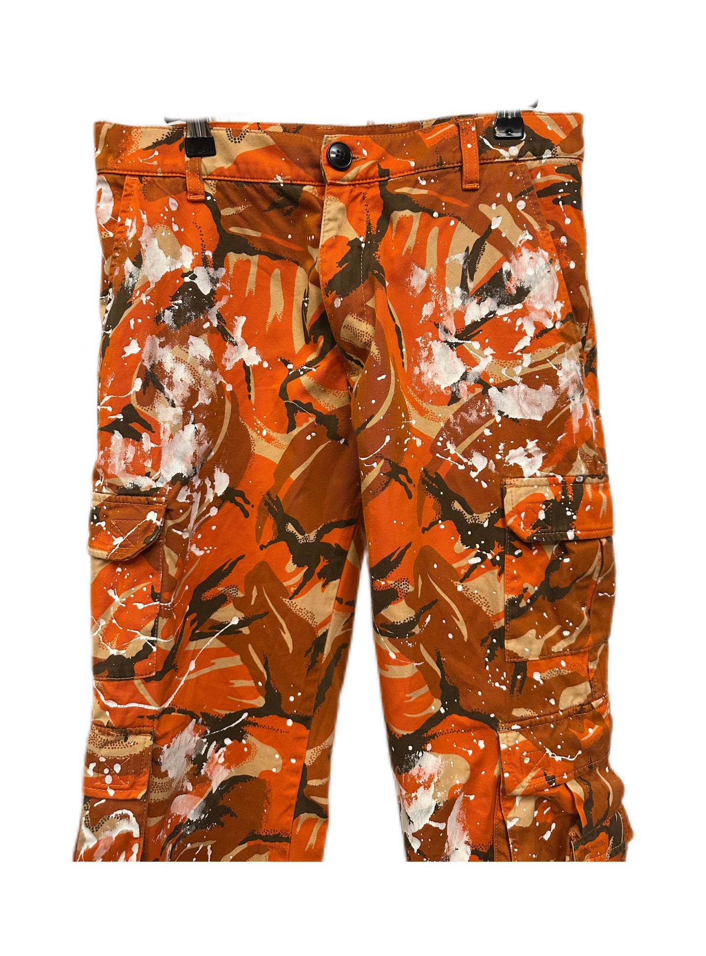 Martine Rose Camouflage-Printed Mid Rise Cargo Pants