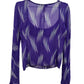 Gianni Versace Y2K Iconic Purple Silk Top