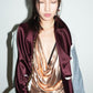 PE99Y YAN9 Metallic Bronze Silk Draping Jersey Tank Top